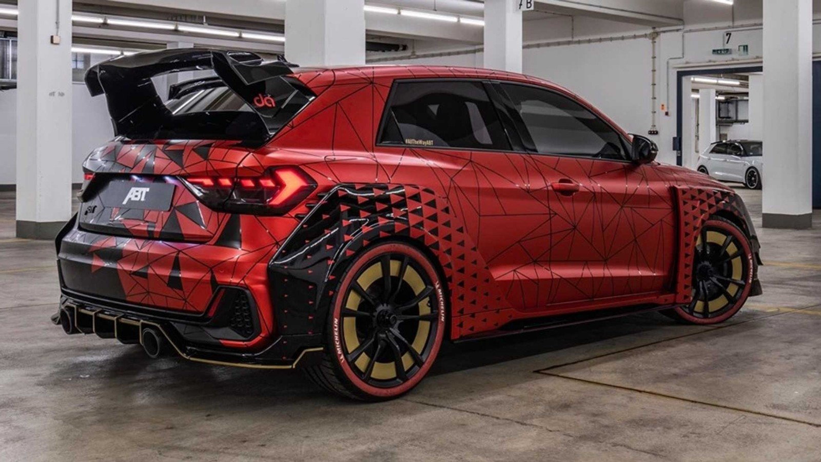 Audi A1 One of One with 400 Horsepower Features Widebody Camera