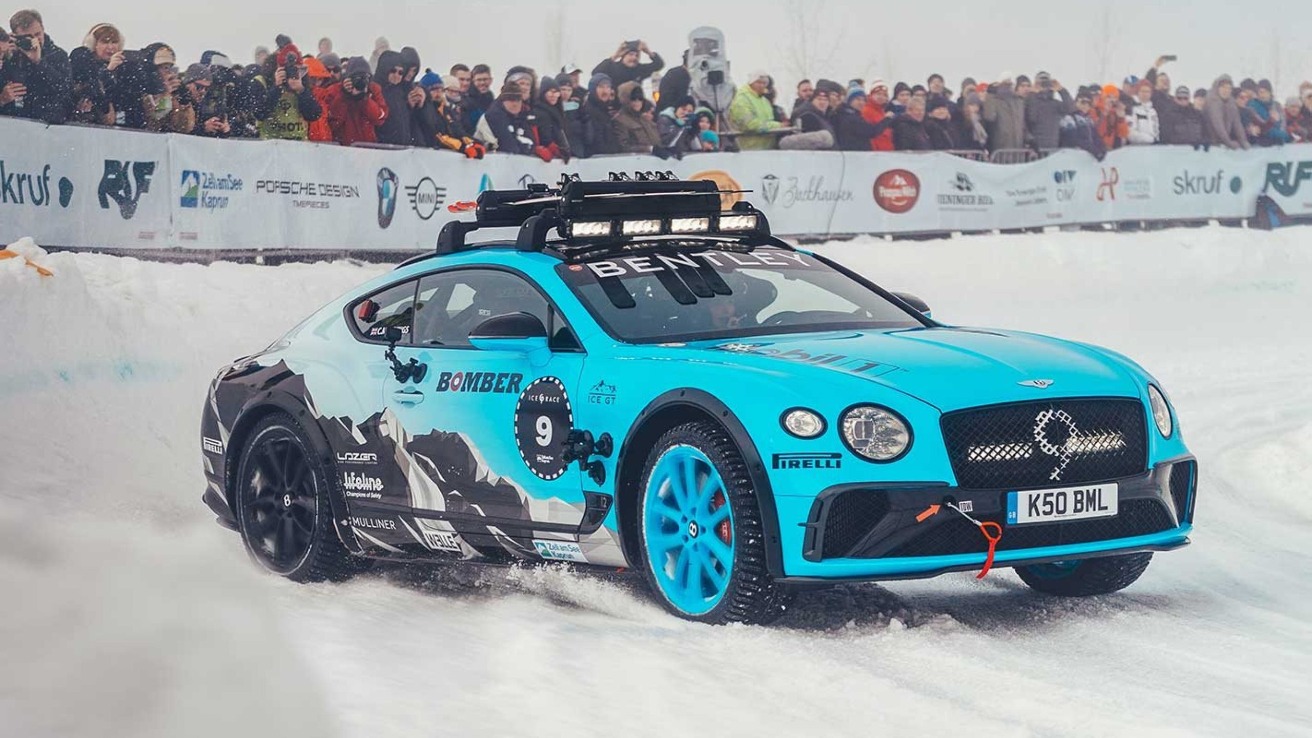 This Bentley Continental GT was built for ice racing