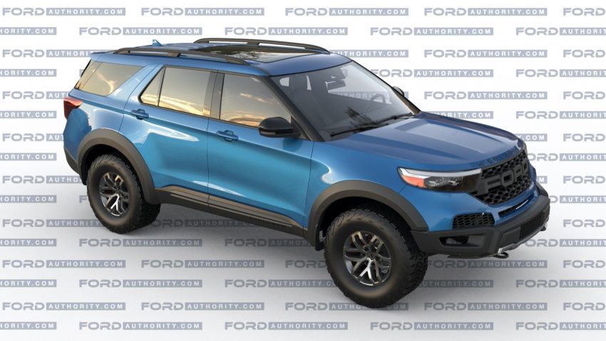 Ford Explorer Gets Raptor Treatment In Rad Rendering