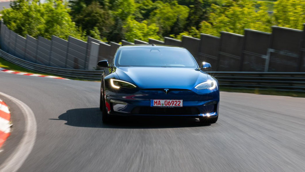 Tesla Model S Plaid Used To Test Aggressive Body At The Nurburgring