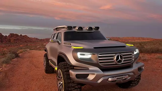 Mercedes-Benz Ener-G-Force, a 2025 G-Class is a Mercedes-Benz Ener-G-Force