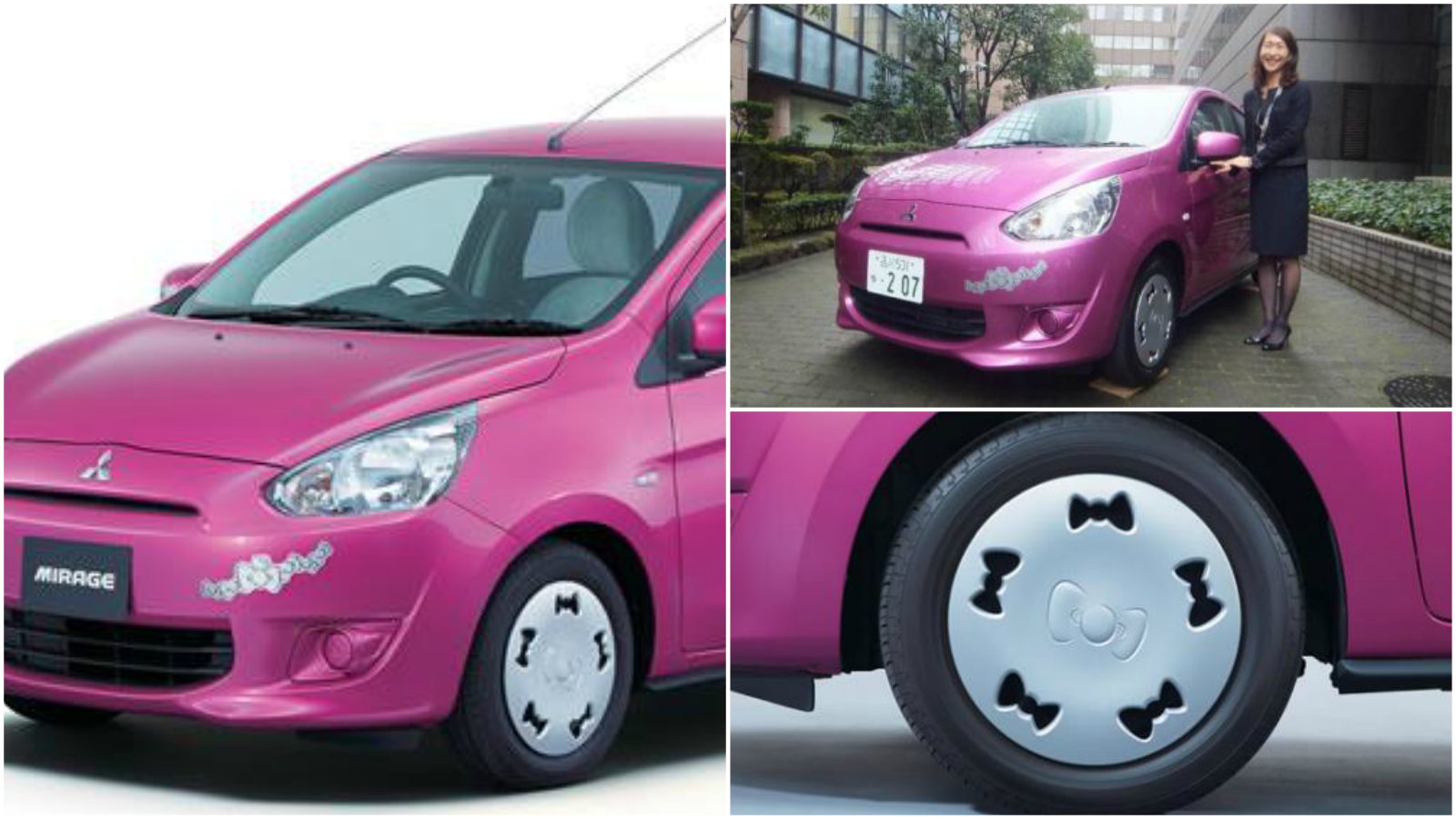 Japan's Mitsubishi Mirage Hello Kitty special edition revealed