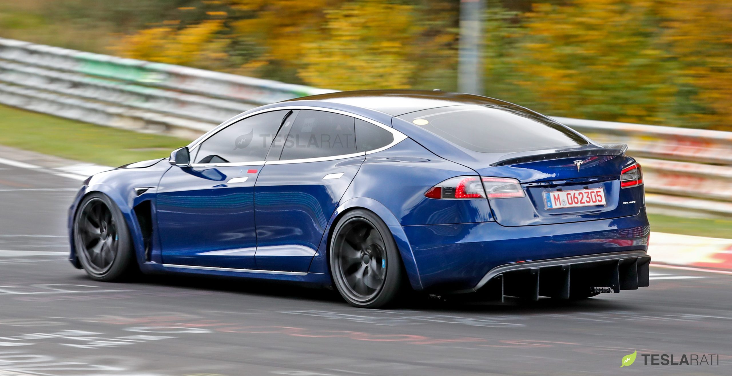 Tesla Model S Plaid Used To Test Aggressive Body At The Nurburgring