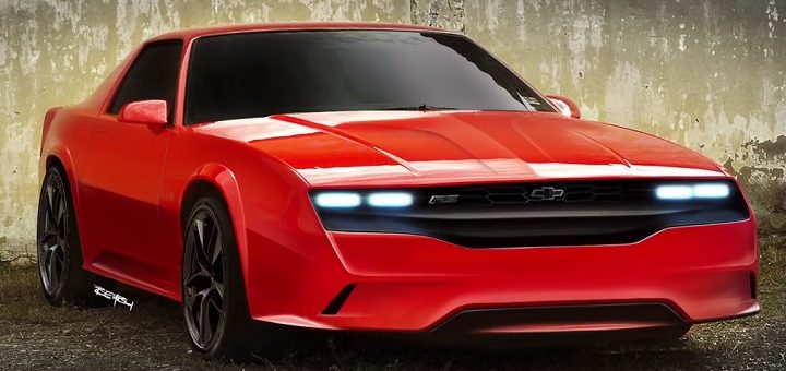 Cool renderings give a new look to the third-generation Chevy Camaro