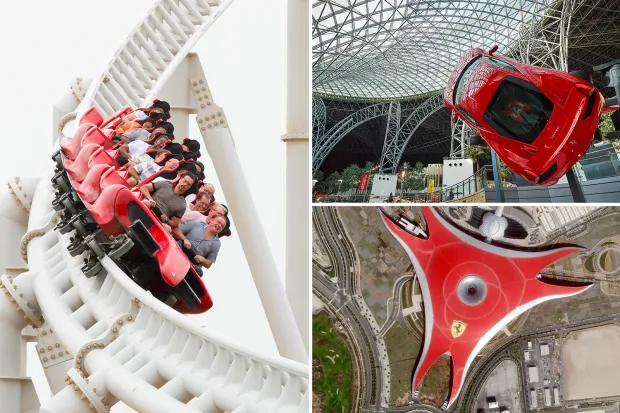 2019 ferrari world abu dhabi wins world's leading theme park award