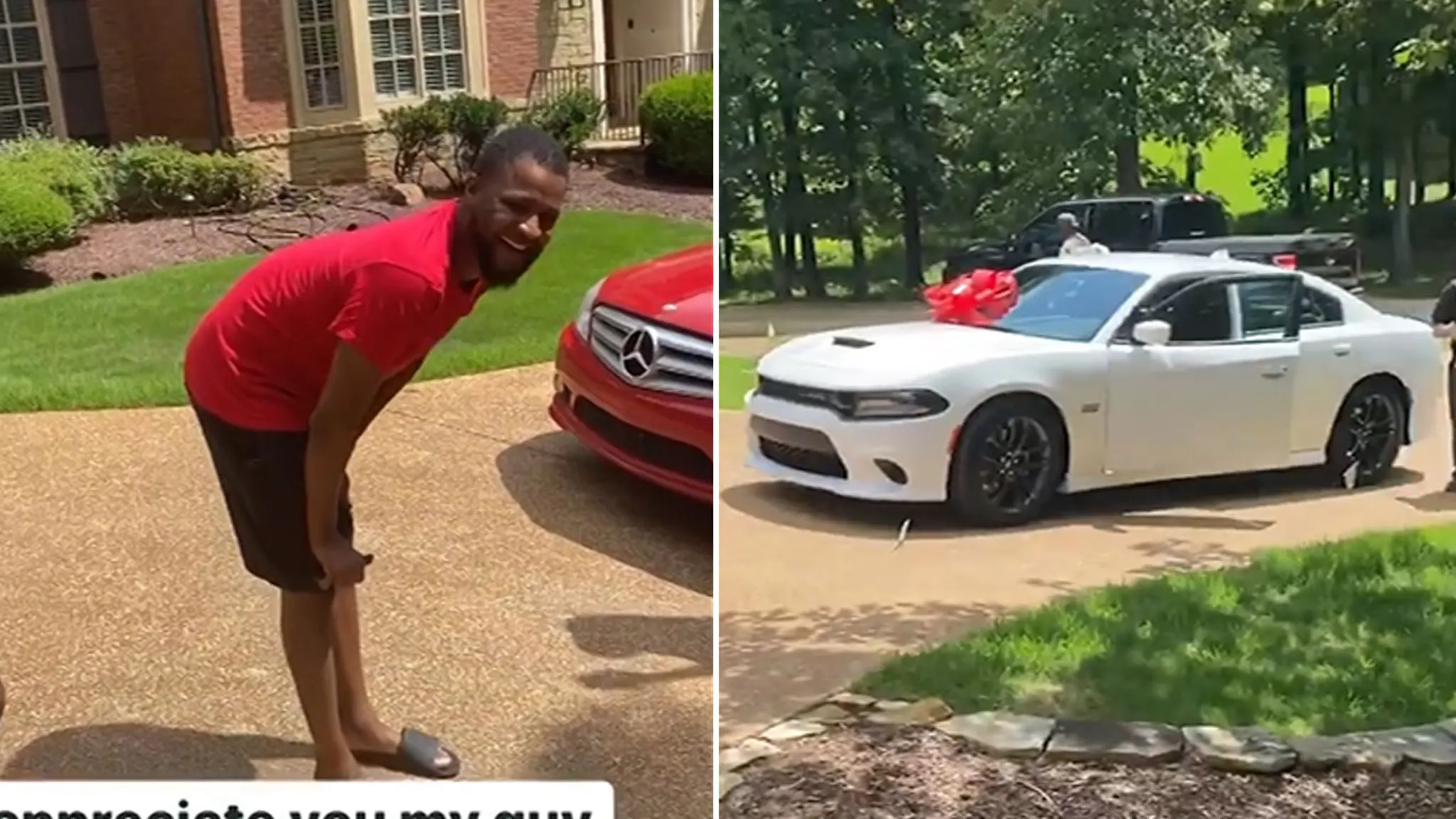 Ja Morant, NBA star, surprises his dad with a Dodge Charger Hellcat