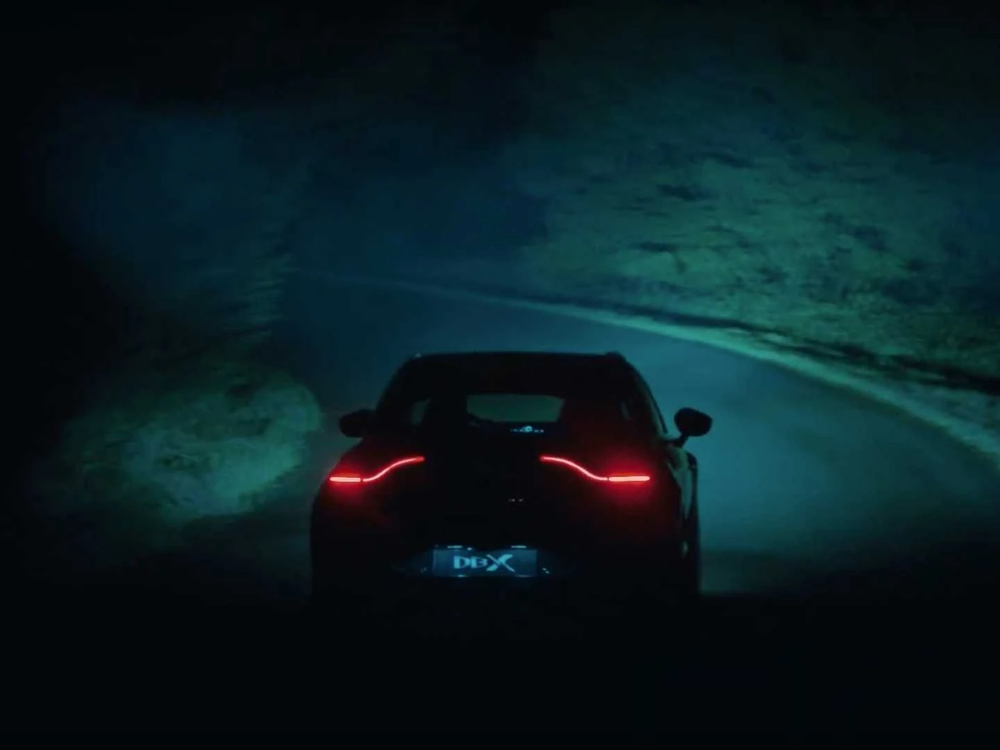 Aston Martin DBX lights up the night in new teaser