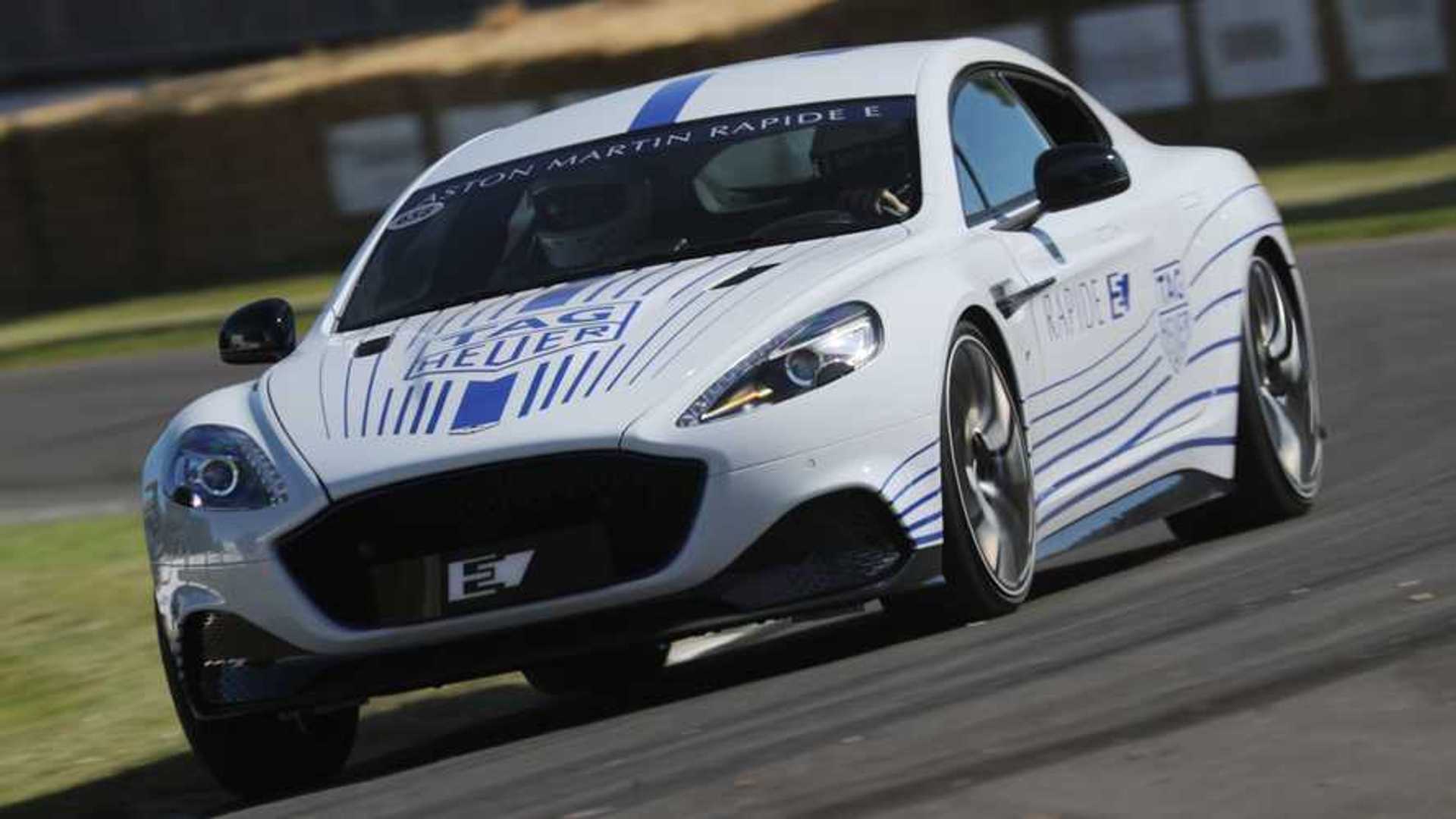 Aston Martin Rapide E Arrives at Goodwood FoS as SleekEV