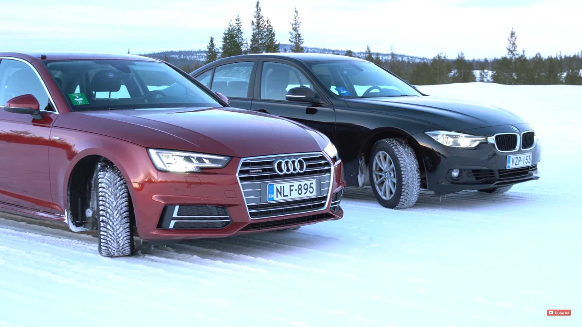 Winter is coming: Audi Quattro meets BMW xDrive in Snow Test