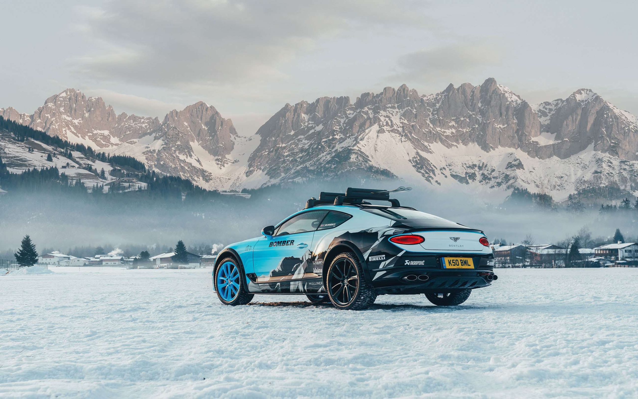 This Bentley Continental GT was built for ice racing