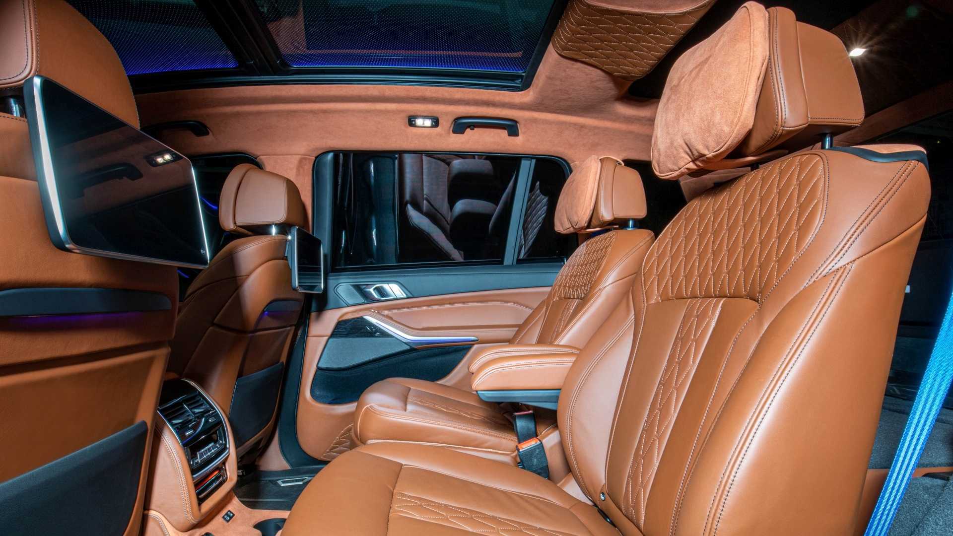 Vilner adds lots of leather to the BMW X7's plastic surfaces