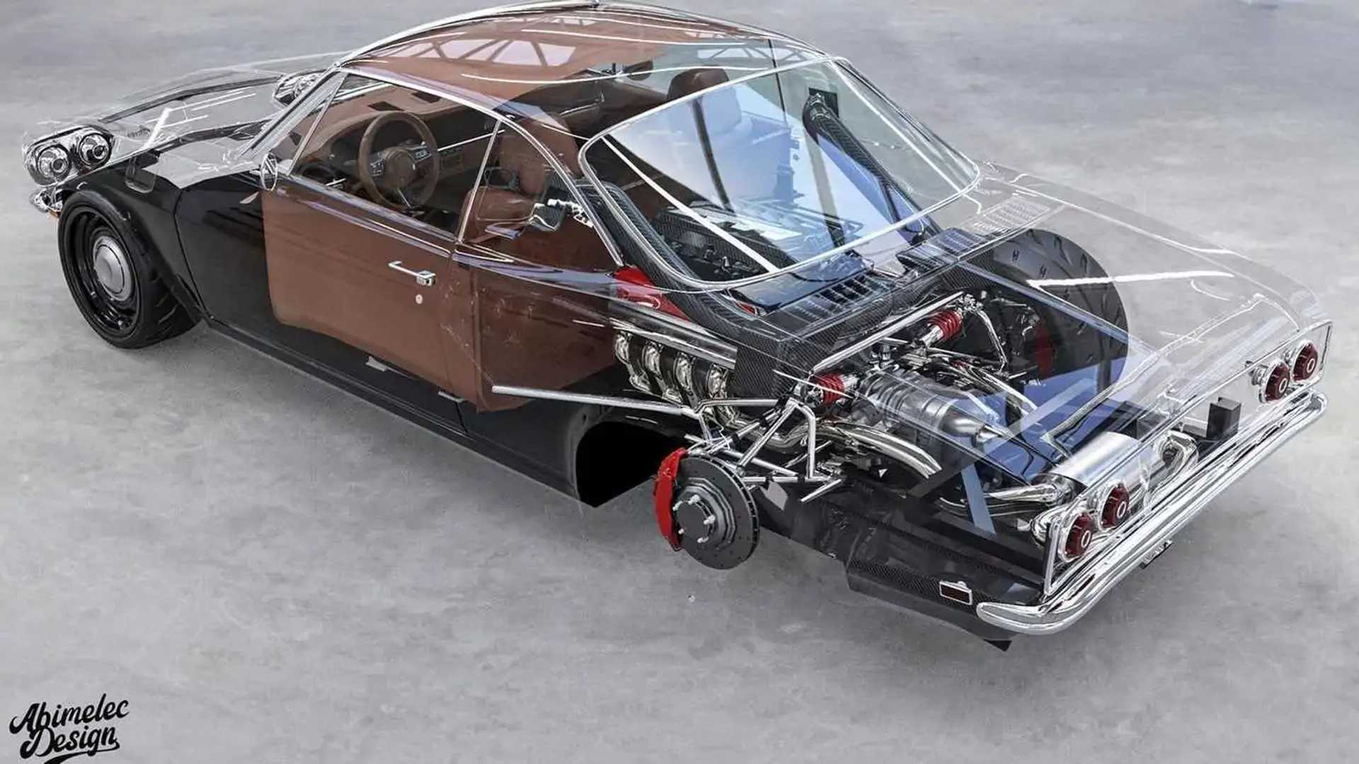 Incredible Mid-Engine Corvair Corvair V8 renderings must become a reality