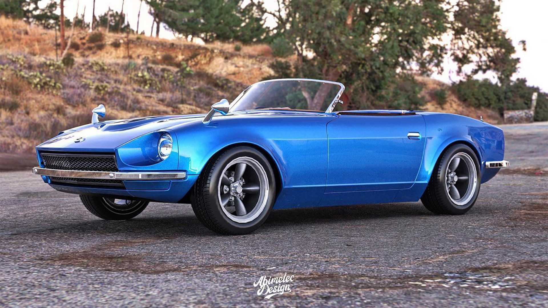 Datsun's 240Z Roadster Looks Amazing in Roofless Renderings