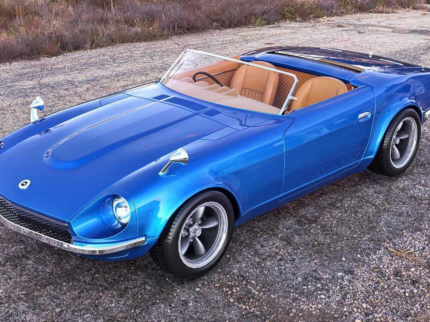 Datsun's 240Z Roadster Looks Amazing in Roofless Renderings