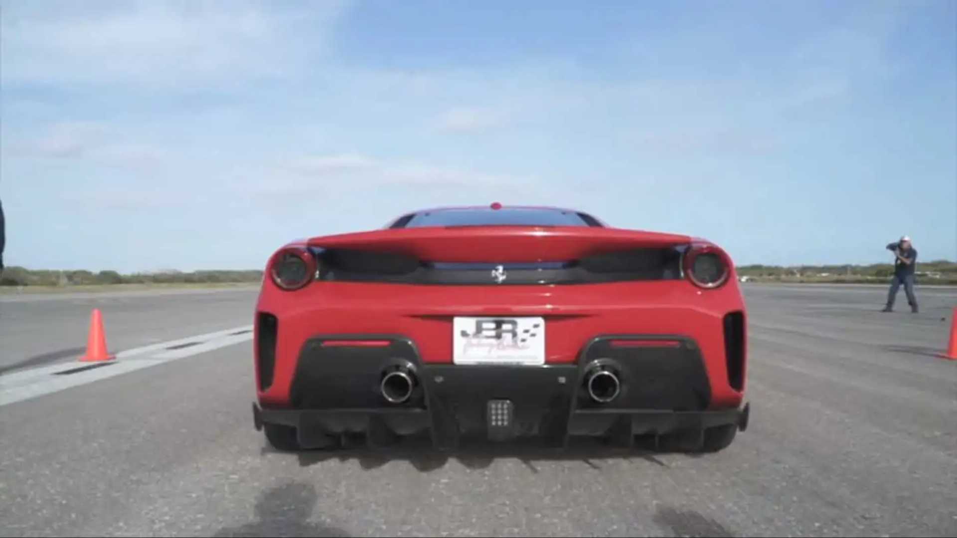 Ferrari 488 Pista beats its own top speed Watch and Listen