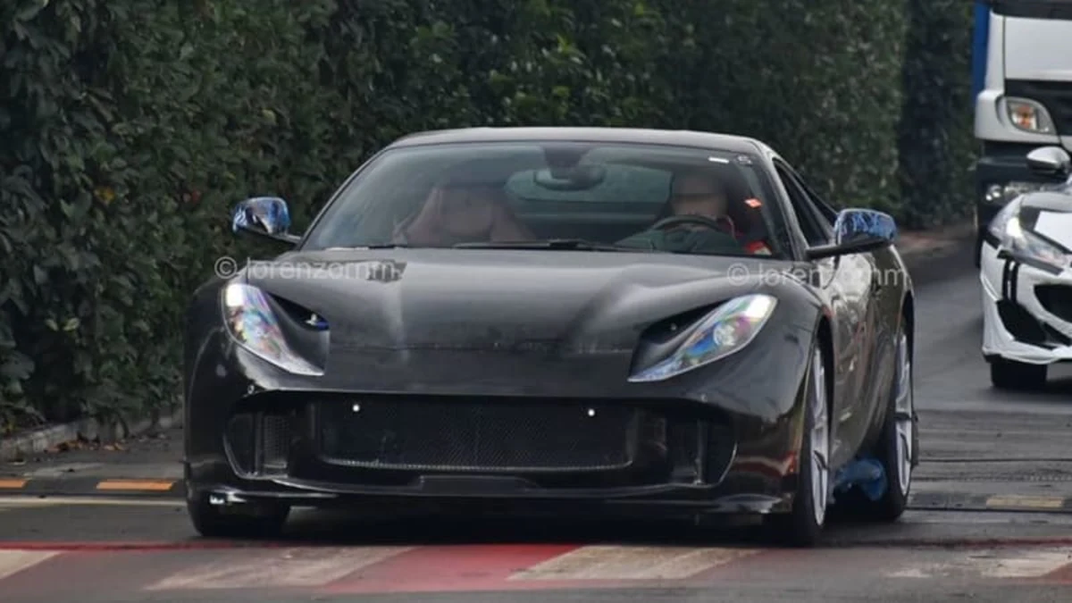 A Possible Ferrari 812 GTO Reported Again on Maranello Streets