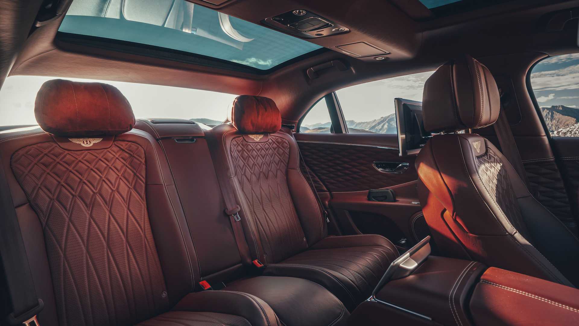 Bentley Flying Spur Rear Seat Options are Virtually Infinite