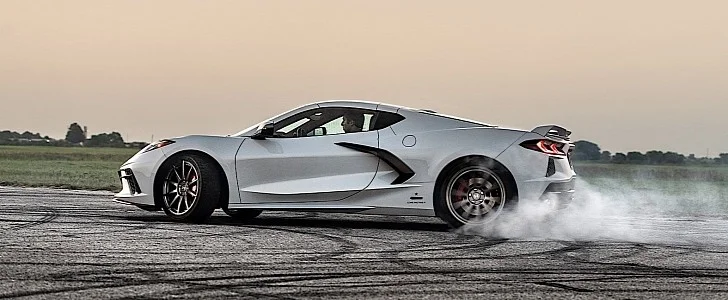 Hennessey Corvette C8 wheels are wider and lighter than stock