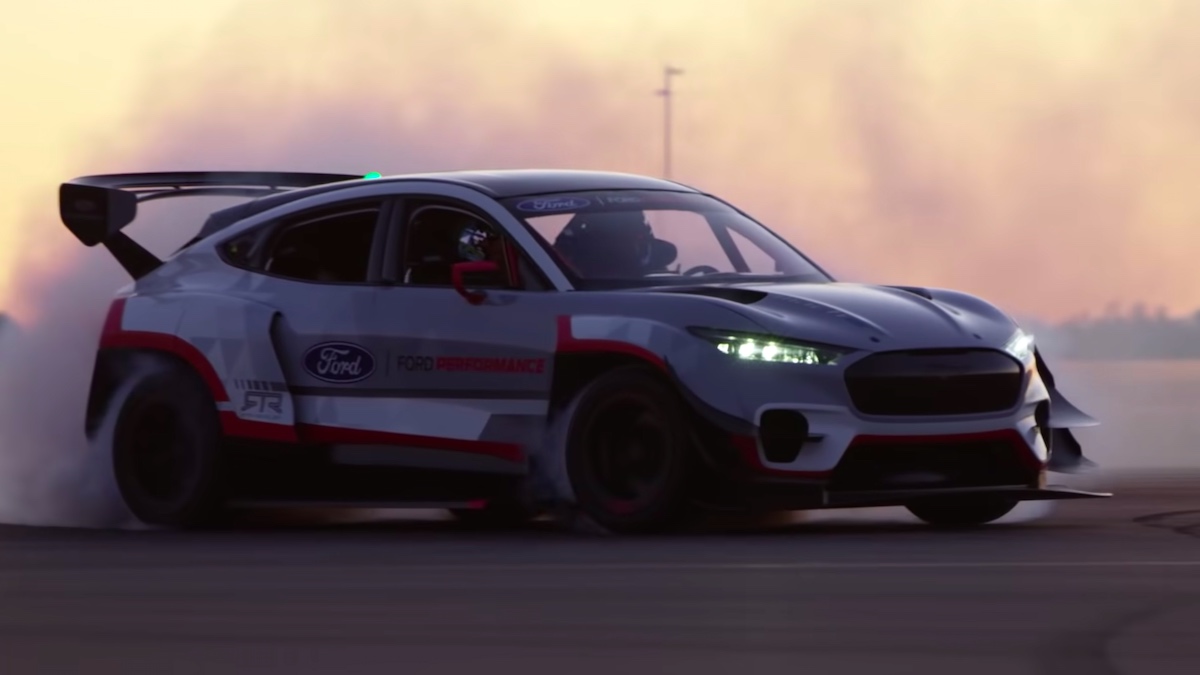 Ken Block Will Not Say No to Drifting the Ford Mustang Mach-E 1400