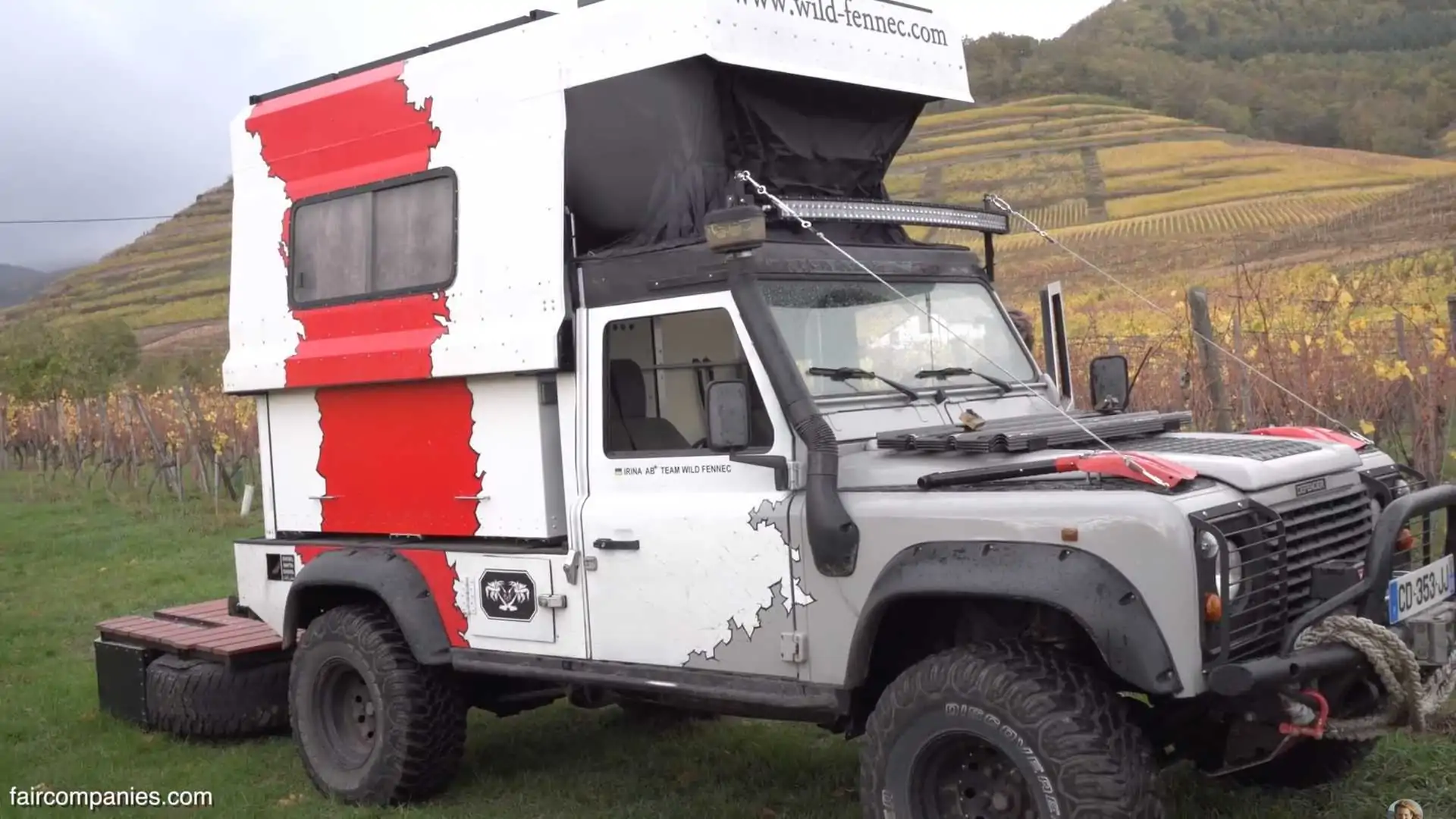 Couple Turns Land Rover Defender Into Amazing Micro Camper Van