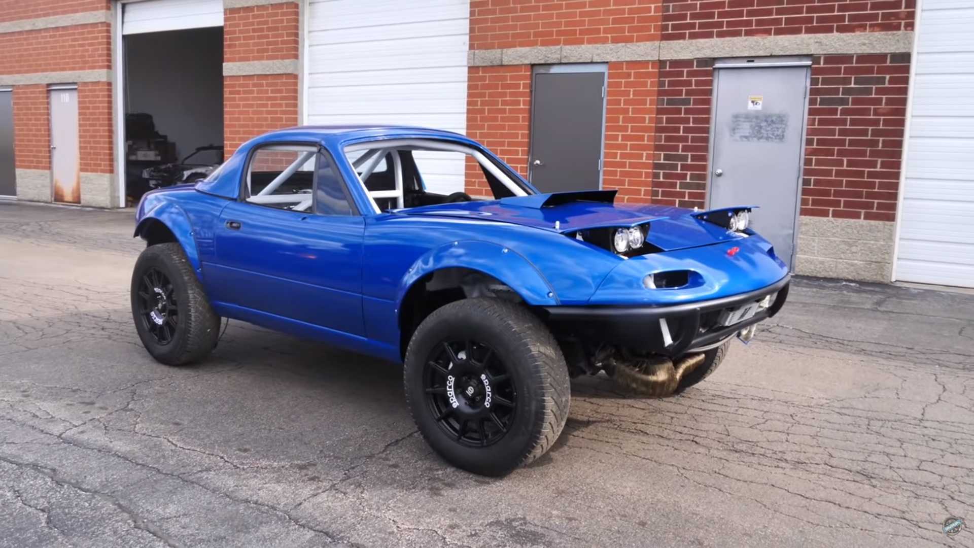 This Mad Mazda MX-5 Miata Rally Conversion reveals an AWD Subaru Soul