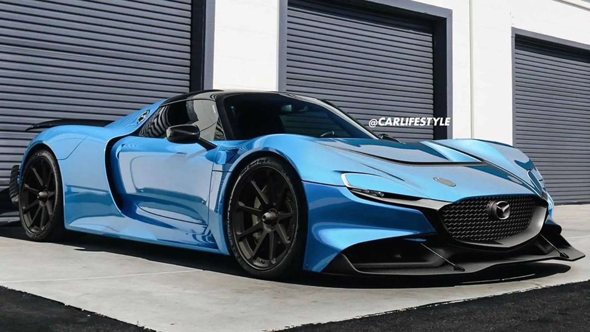 Mazda RX-Vision And Porsche 918 Spyder Morph Into Stunning Hypercar