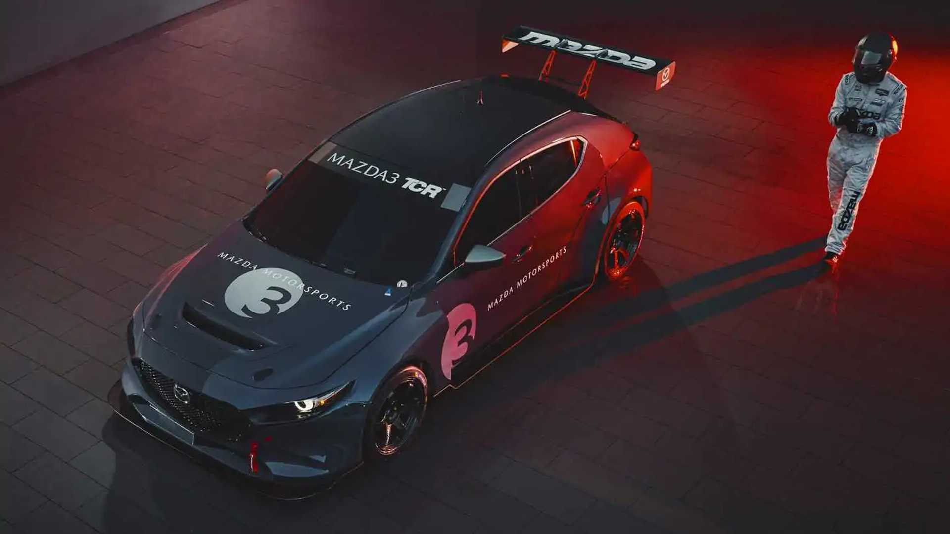 2020 Mazda3 TCR Race Car Gets 350 HP and Big Wing