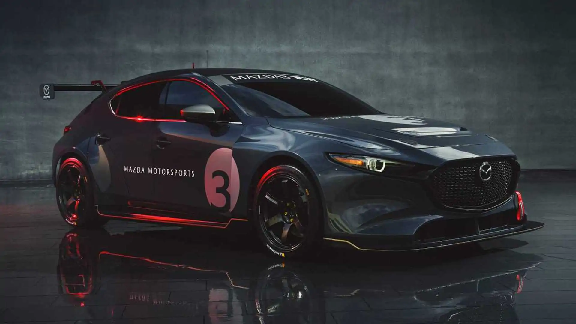 2020 Mazda3 TCR Race Car Gets 350 HP and Big Wing