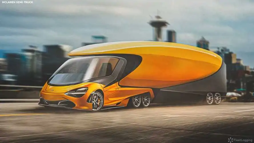 Amazing Semi Renderings Show Super Trucks From Lambo, Pagani, And more