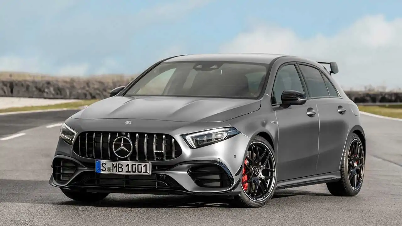 Watch The Mercedes-AMG A45S Hit Its Maximum Speed Limiter on The Autobahn