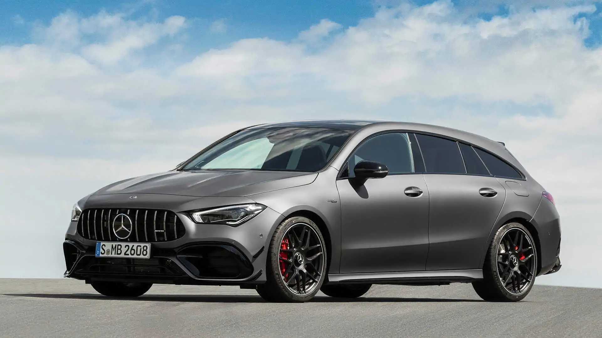 Mercedes-AMG CLA 45 Shooting brake Debuts Its Shapely Long Roof Lines