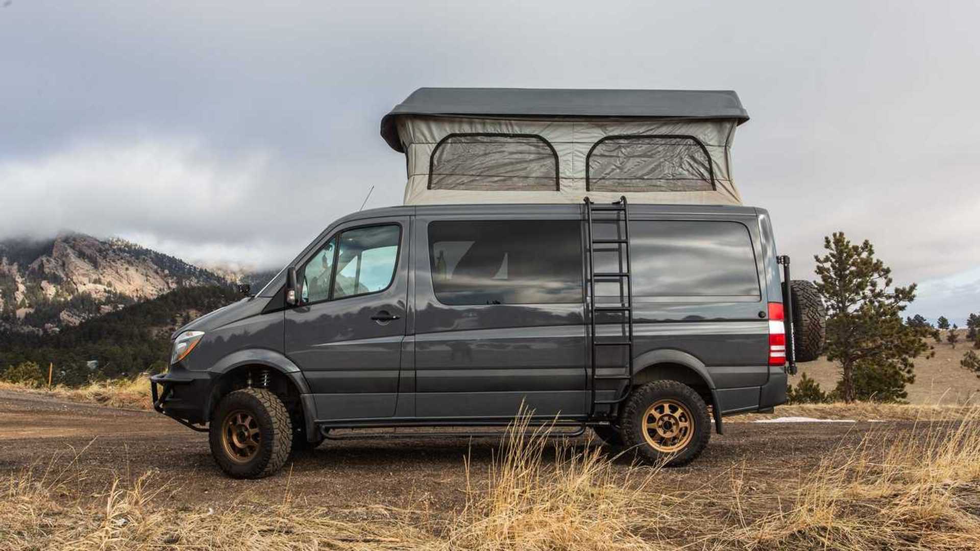 Cool Mercedes Sprinter 4X4 Pop Top Conversion Gives People Wings