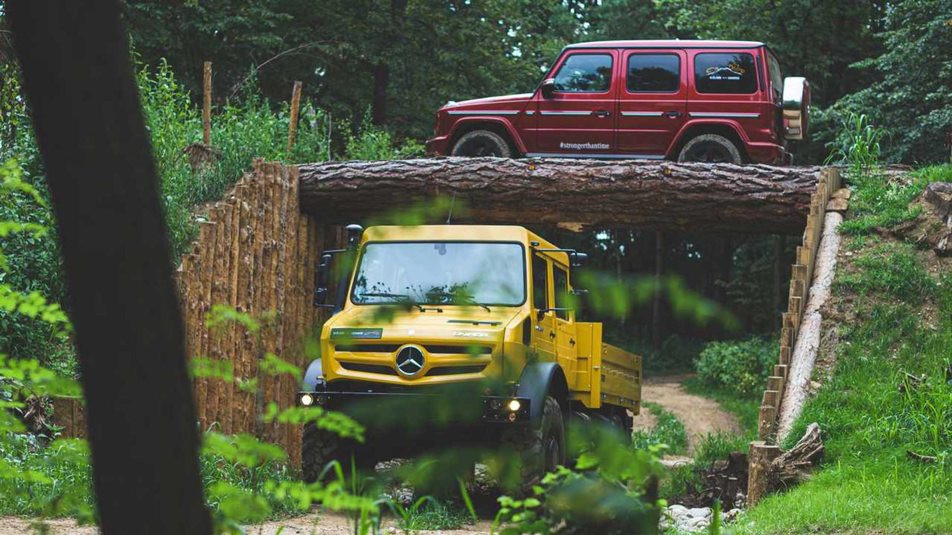 Mercedes Unimog and G-Class Show Off Their Off-Road Chops