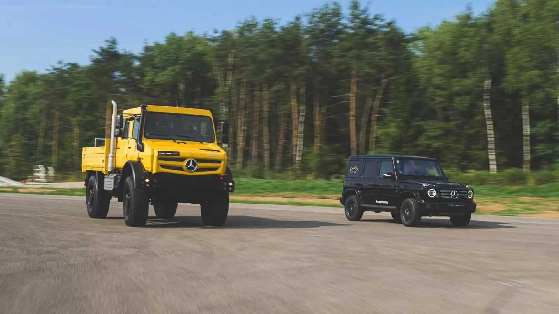 Mercedes Unimog and G-Class Show Off Their Off-Road Chops