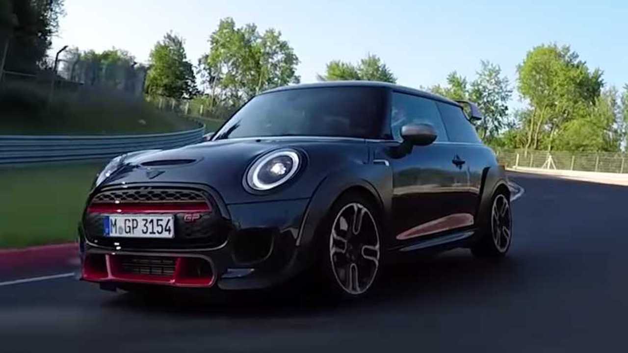 You can see the Mini JCW GP lap at The Nurburgring in 8:03