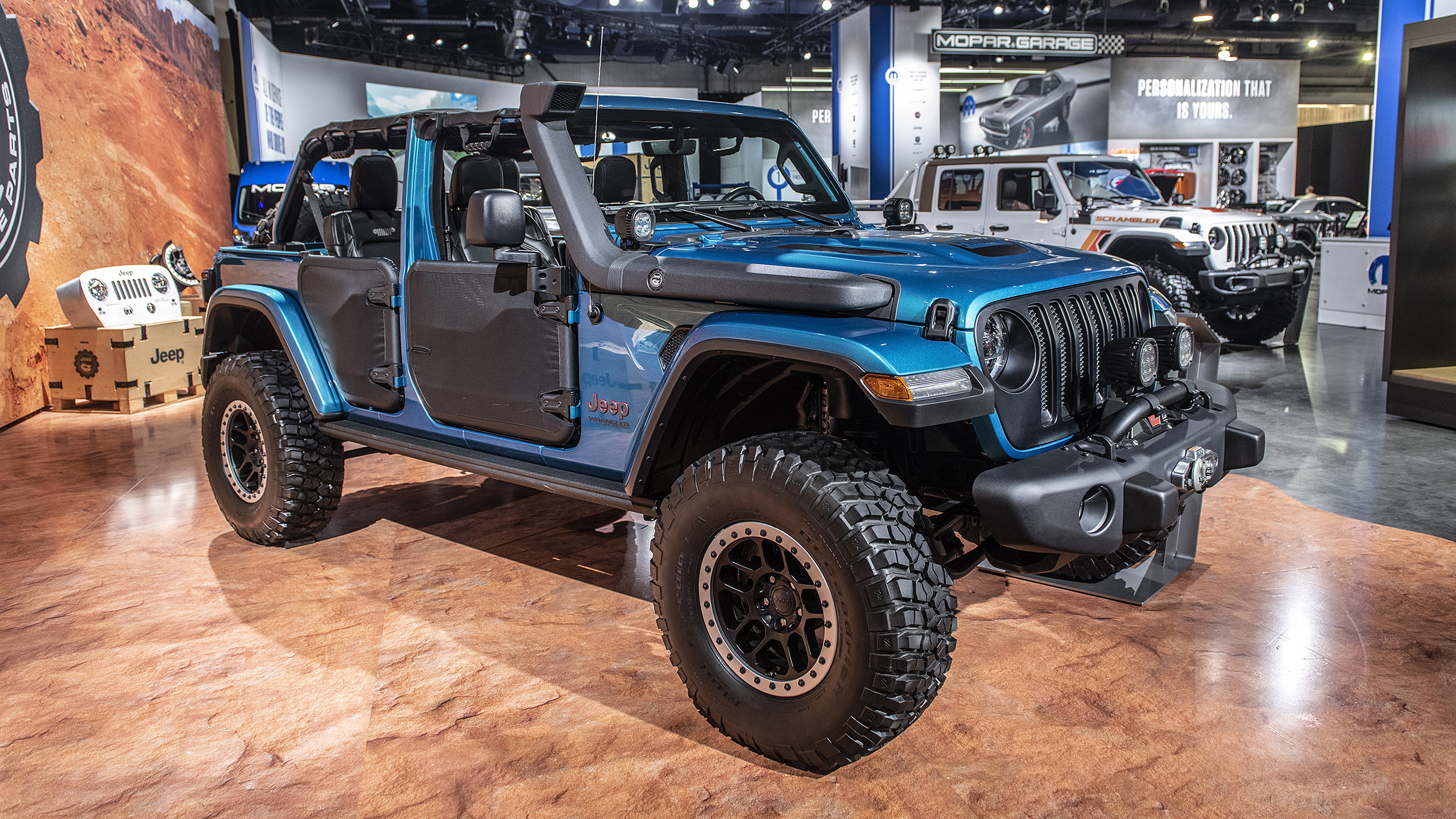 Jeep Wrangler Goes To SEMA With Rad Mopar Updates