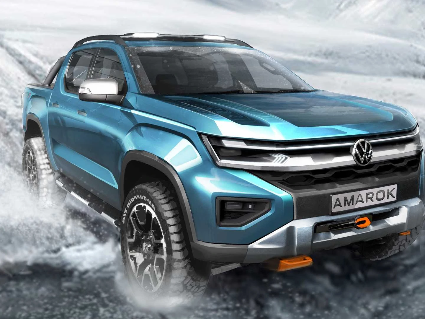 Based on a Teaser Sketch, Next-Gen VW Amarok Revised