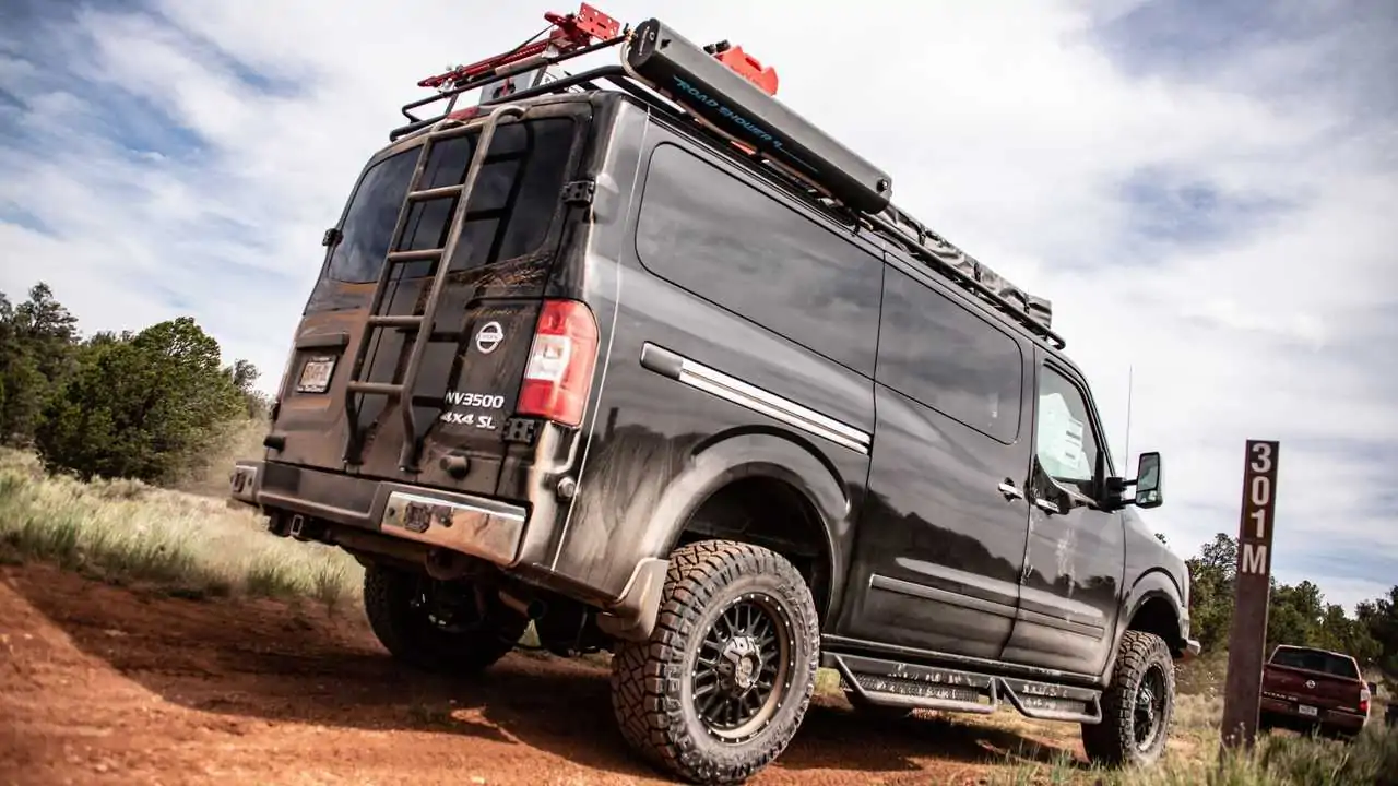 The Nissan NV Lifted Packs a slew of Off-Road Upgrades