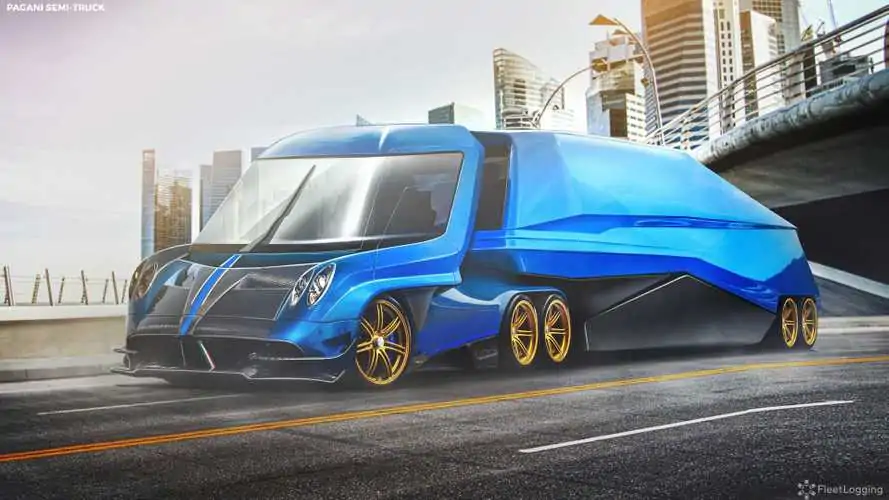 Amazing Semi Renderings Show Super Trucks From Lambo, Pagani, And more