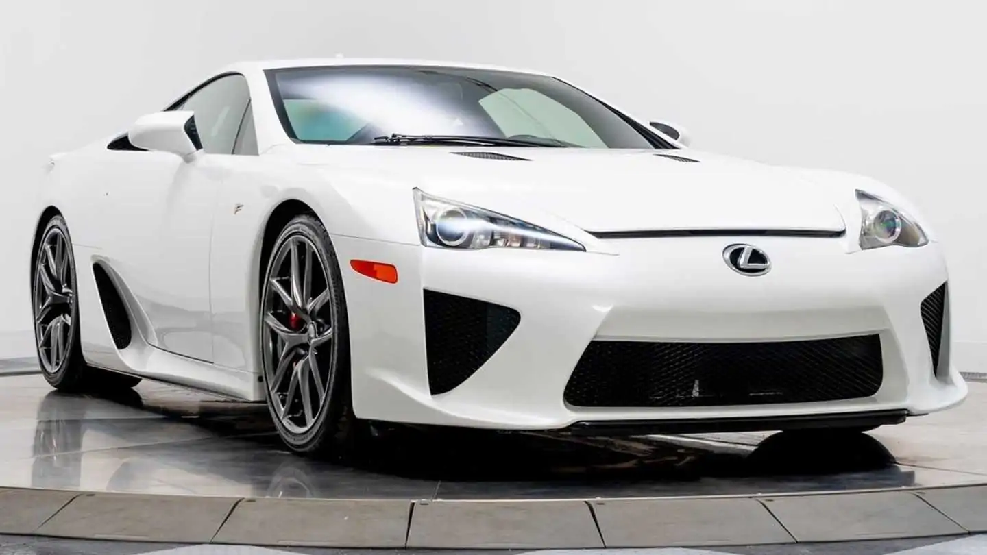 Ex-Paris Hilton Lexus LFA with Just 4,000 Miles, $495,000.