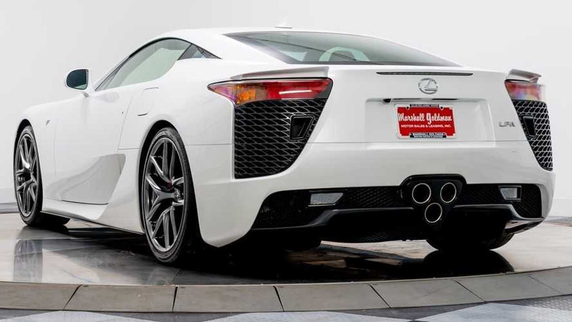 Ex-Paris Hilton Lexus LFA with Just 4,000 Miles, $495,000.