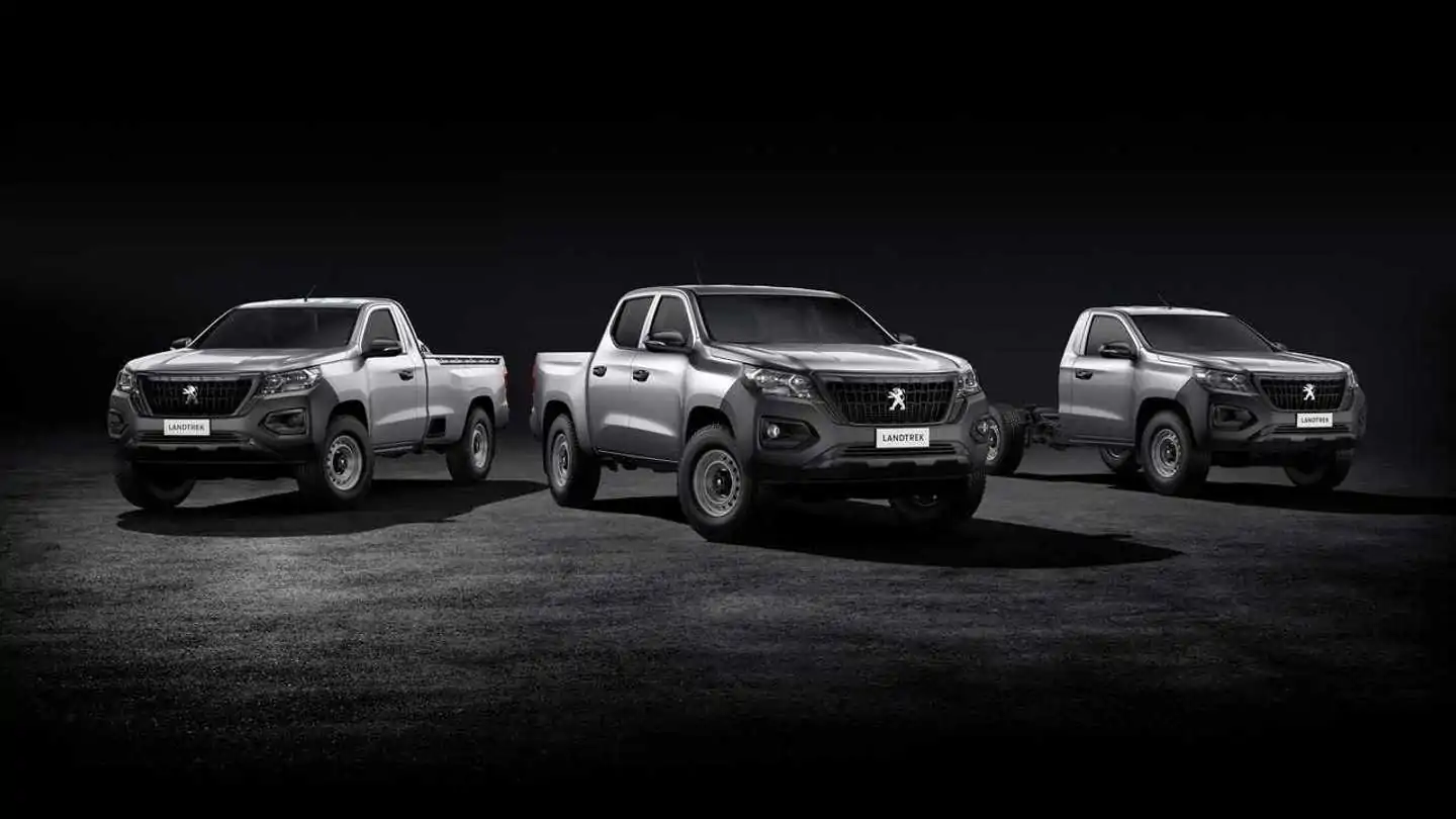 Peugeot Landtrek Pickup Truck Introduces 4x4, Three Body Styles