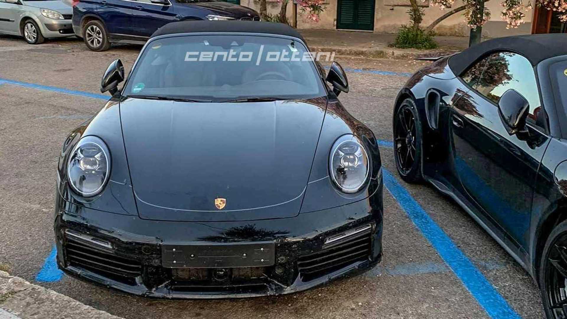 Porsche 911 Turbo Cabrios Spied On Picturesque Street In Italy