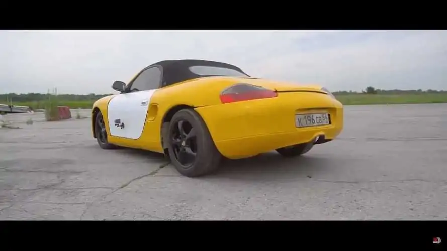 This Yellow Porsche Boxster is Actually A... Lada