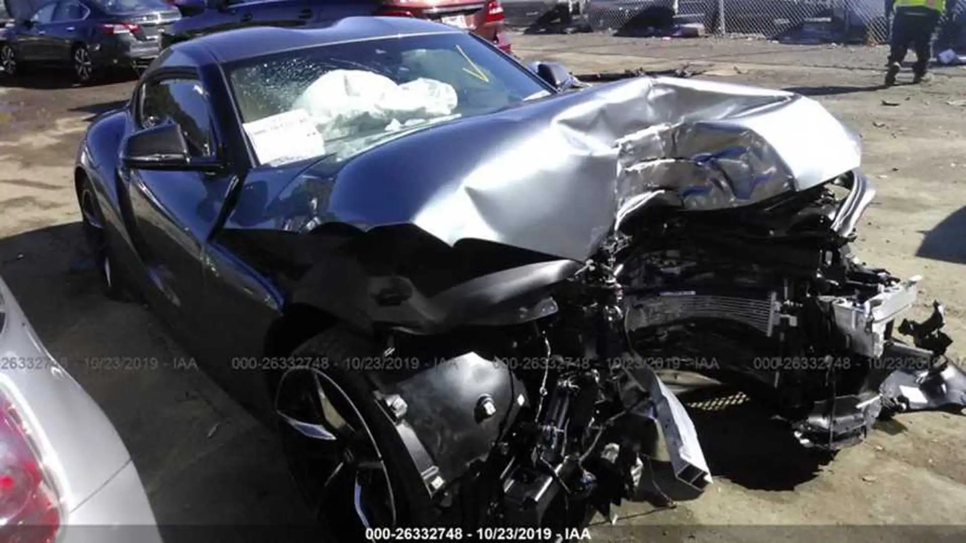 Wrecked Toyota Supra Awaits Your Bid At Salvage Auction [UPDATE]