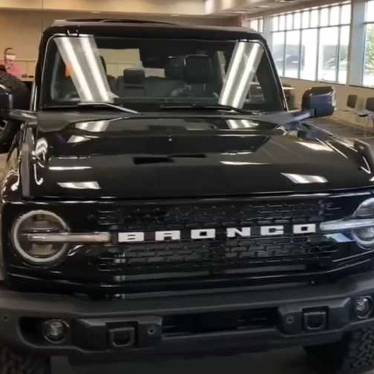 The 2021 Ford Bronco in Shadow Black is a First Look!