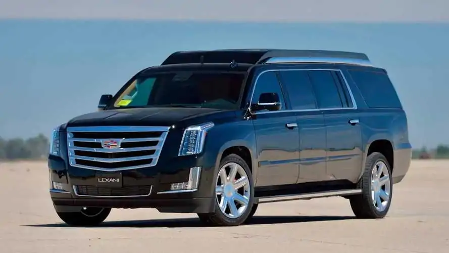 Stretched Cadillac Escalade Is An Opulent Limo SUV You Can Own