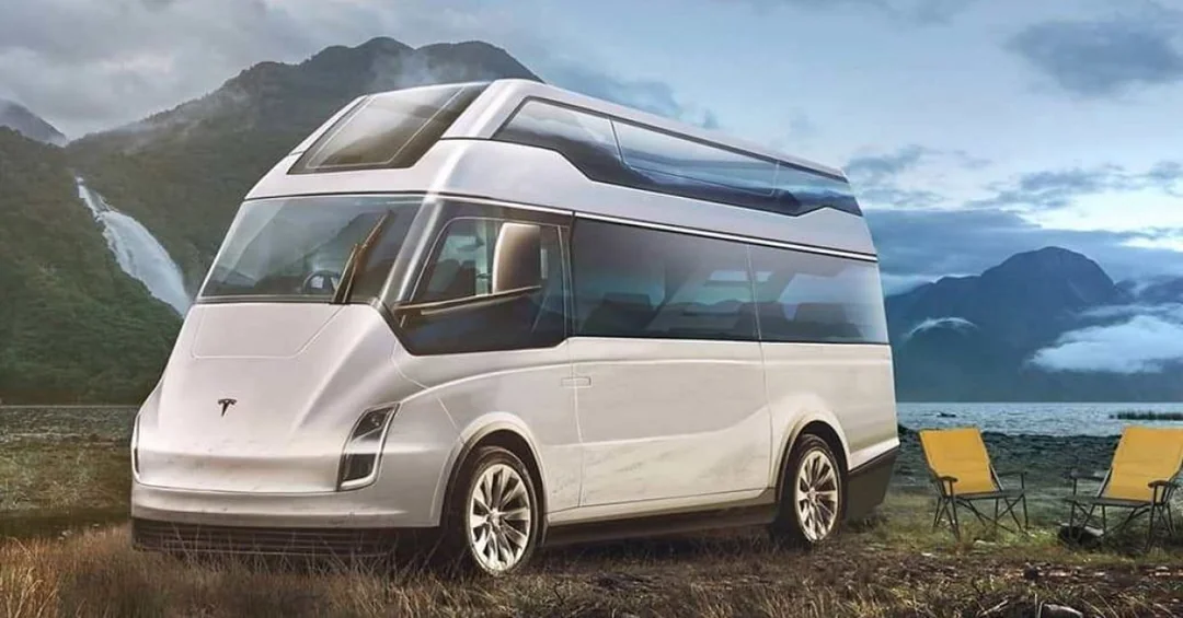 Another Tesla Semi-Range EV Camping Concept