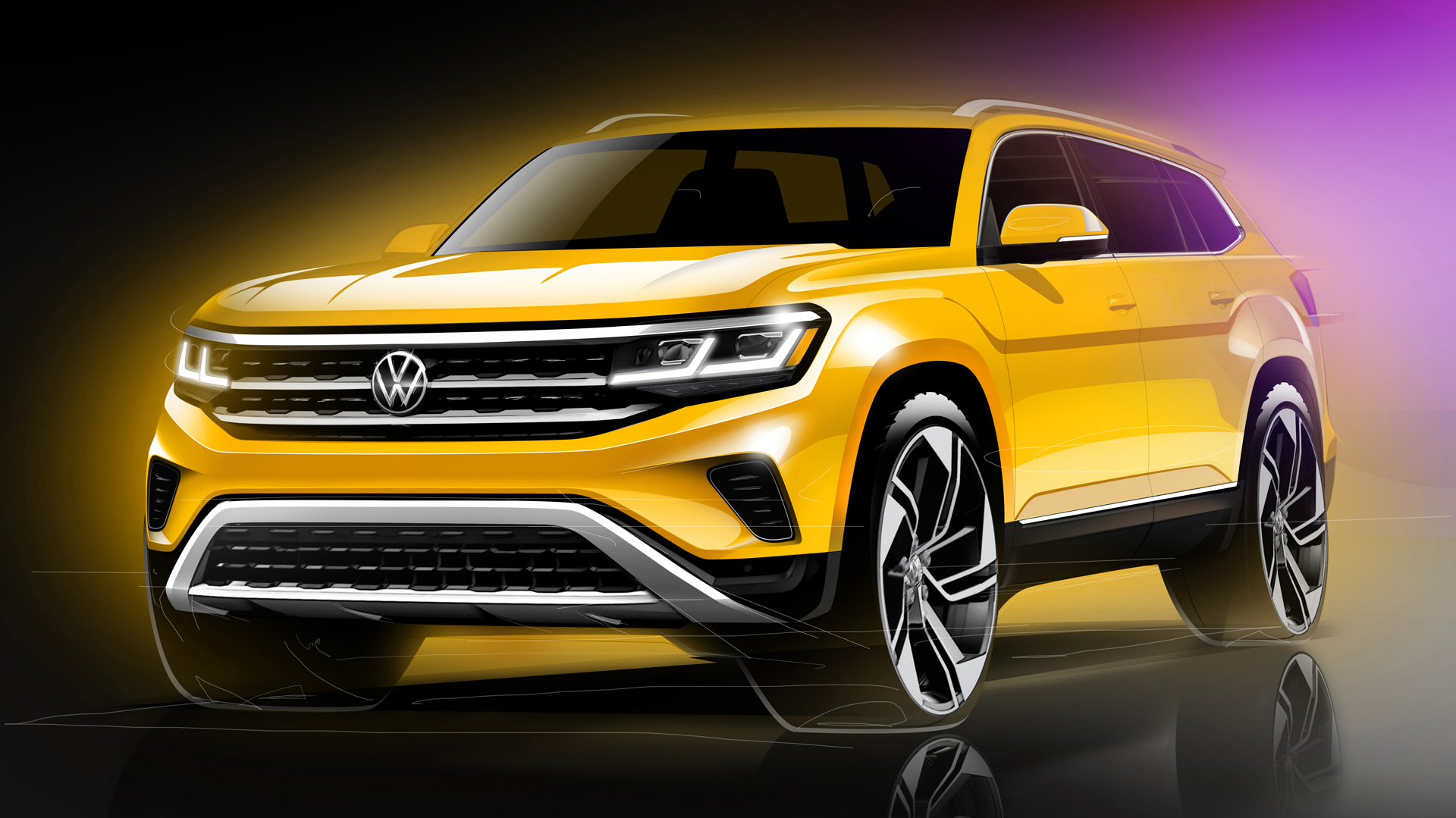 2021 VW Atlas Reimagined with Subtle Facelift