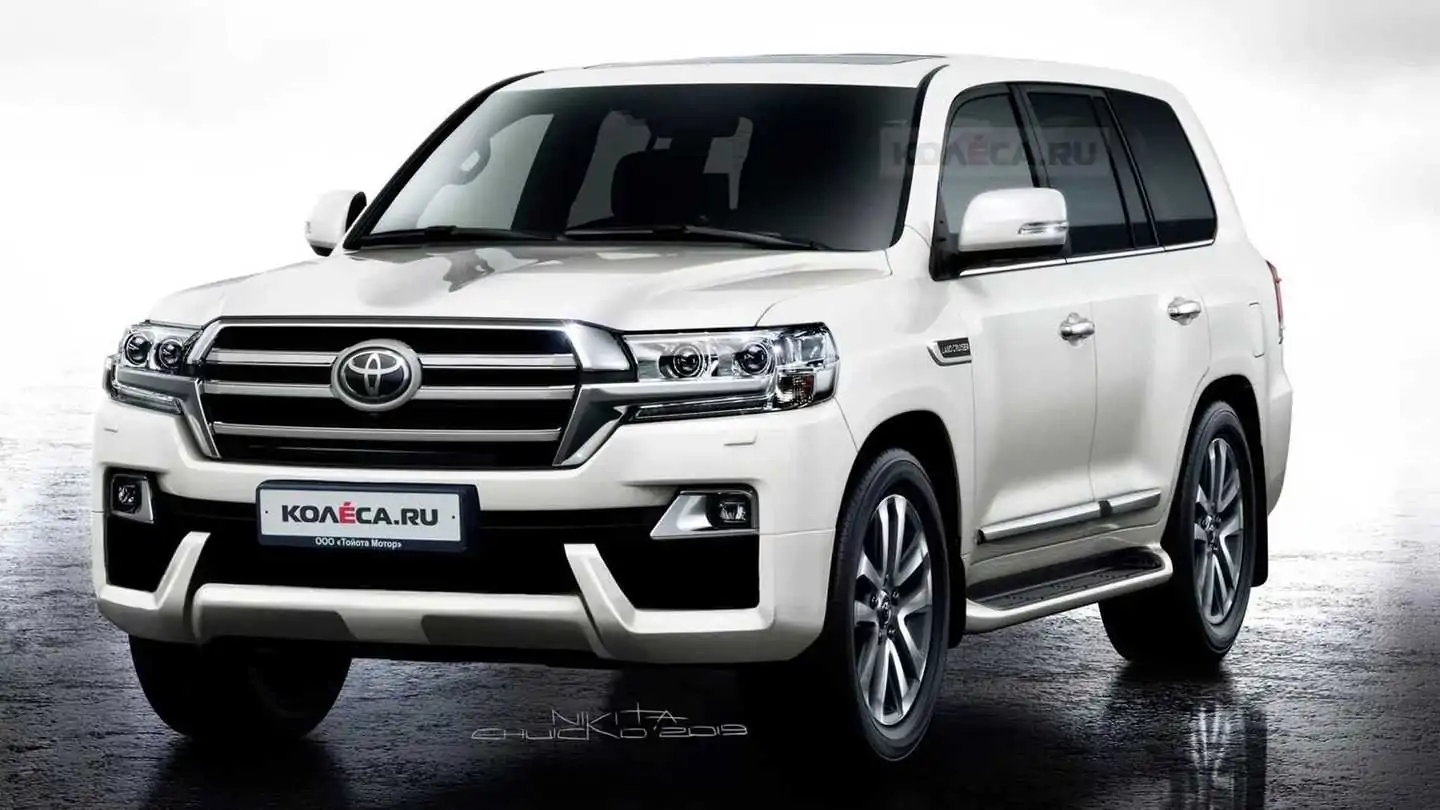 Toyota Land Cruiser rendering shows a minor facelift for the big SUV